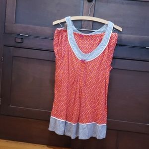 Two piece summer pajamas